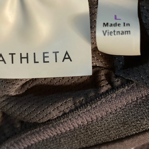 Athleta Hidden Agenda Tank Top Grey & Black Large EUC - Picture 9 of 9